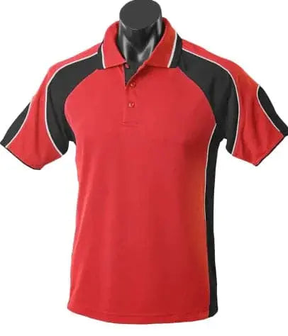 Aussie Pacific Murray Junior School Uniform Polo Shirt 3300 Casual Wear Aussie Pacific Red/Black/White 6